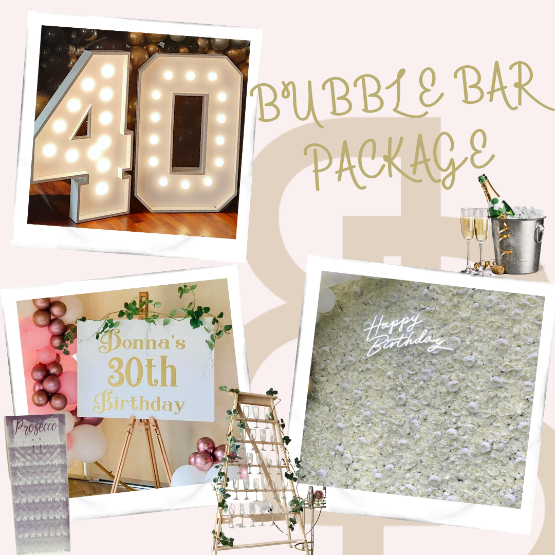 BUBBLE BAR PACKAGE