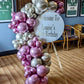 Welcome Signs with Balloons