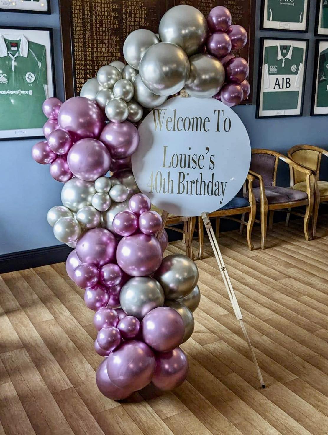 Welcome Signs with Balloons – BounceboxCork