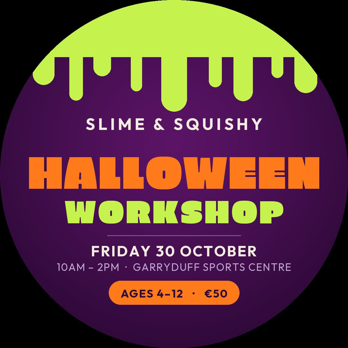 Halloween Slime & Squishy Workshop