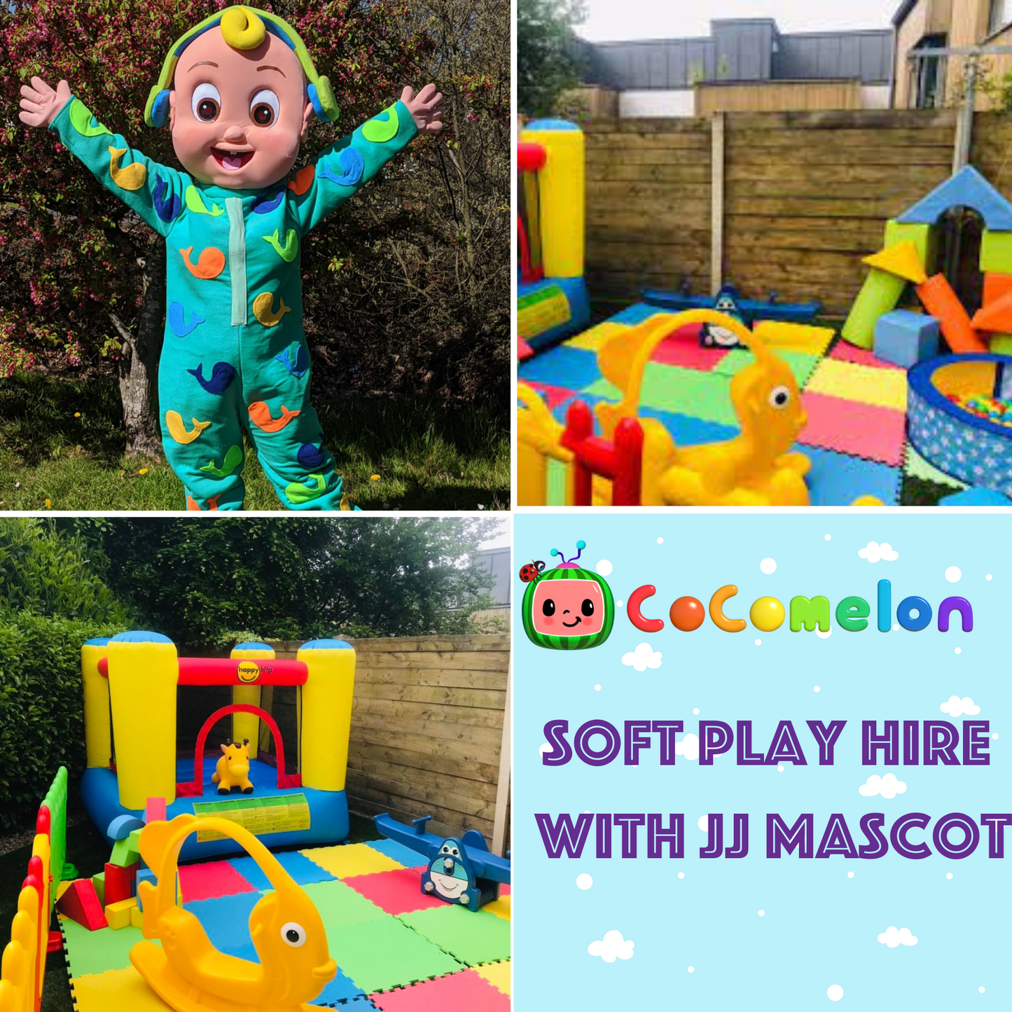Cocomelon Soft Play with JJ Mascot